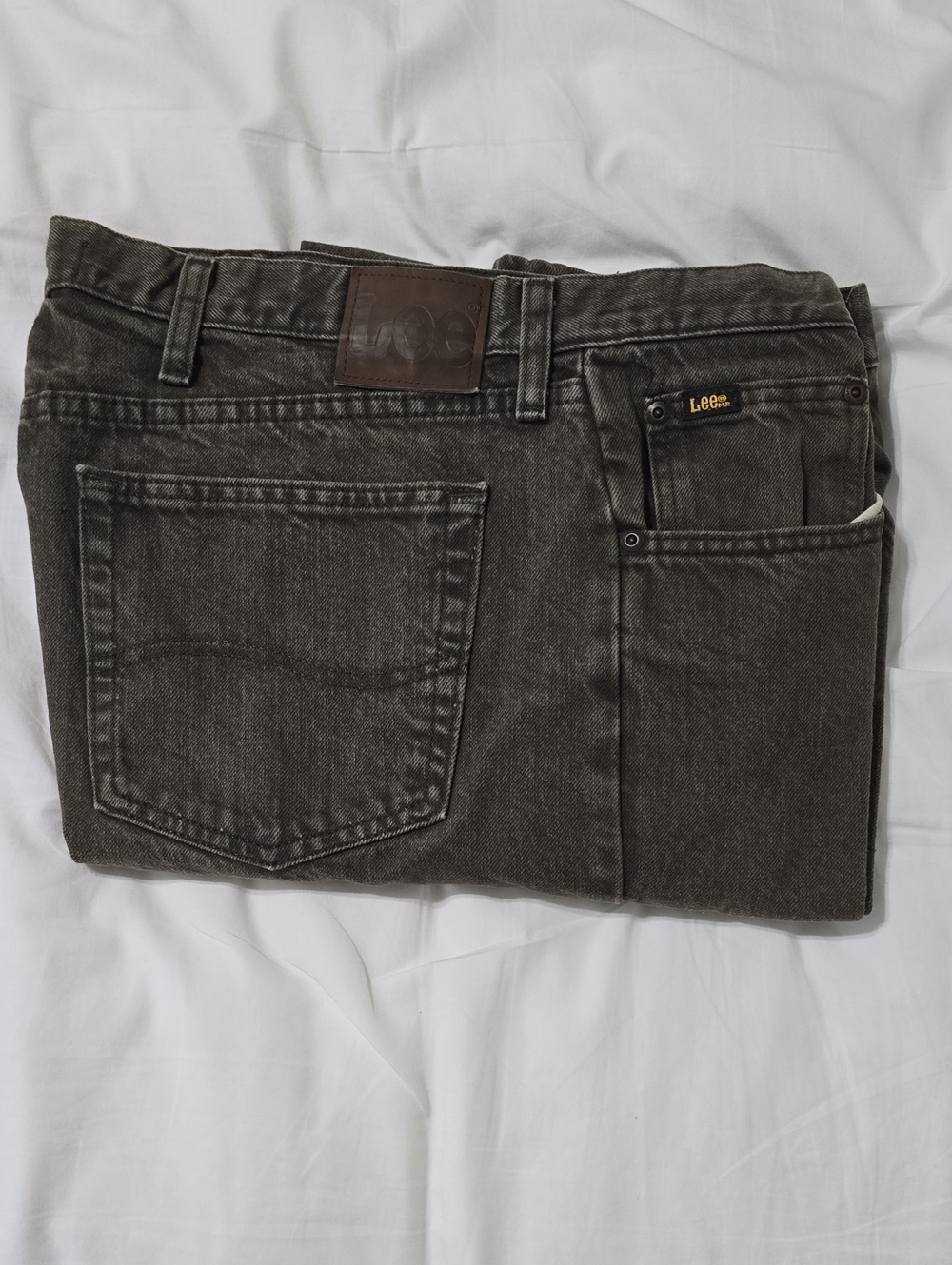 Lee Men's Olive Straight Leg Jeans